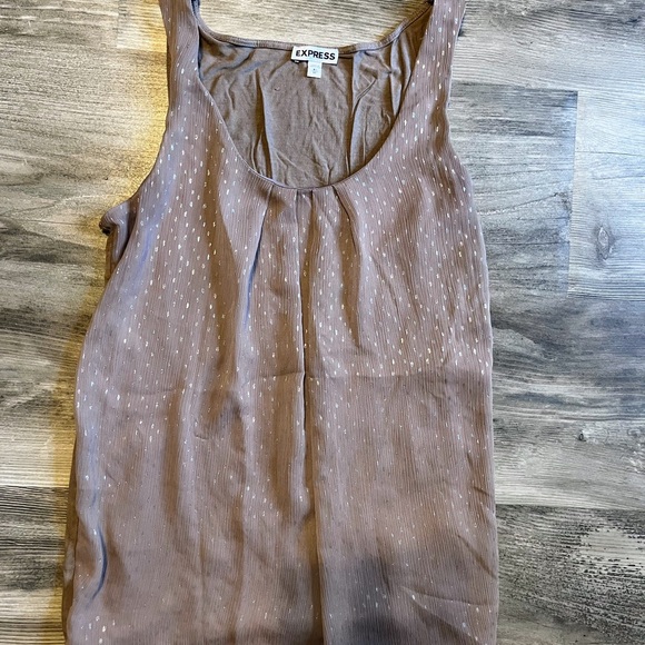 Express Tops - Express Women's Taupe Tank Top
